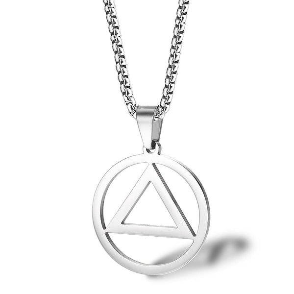 Cross border source angel commemorative urn necklace stainless steel jewelry that can be opened pet urn necklace pendant