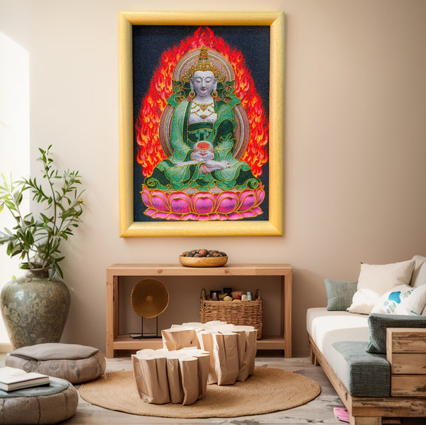 A008Dogs and pigs Amitabha Buddha